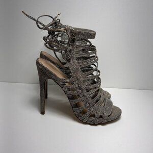 Scrappy Glitter 5 Inch Heels Size 8 Shoedazzle